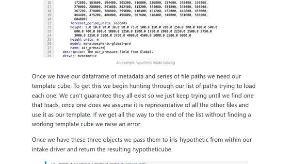 Hypothetical datasets