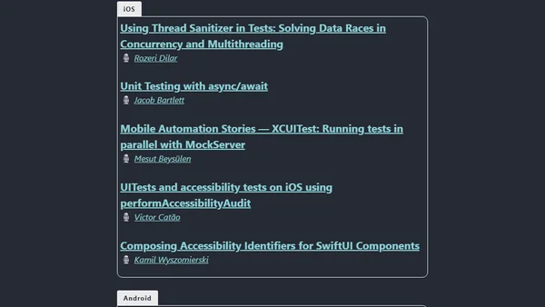 Mobile Automation Newsletter - #11