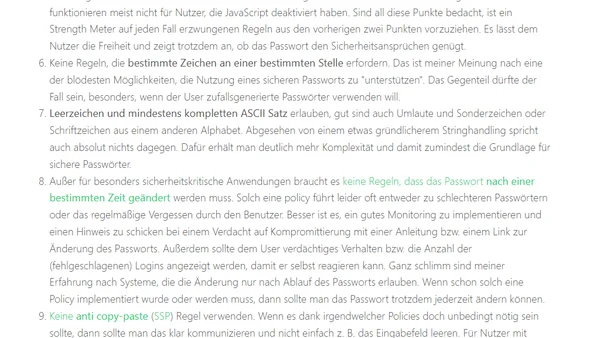 Über den guten und nicht so guten Umgang mit Passwörtern