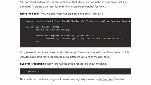 Boosting My NextJS Blog’s Visibility with RSS