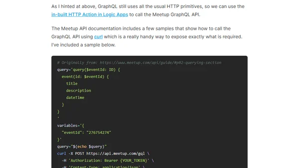 How to consume GraphQL APIs from Azure Logic Apps