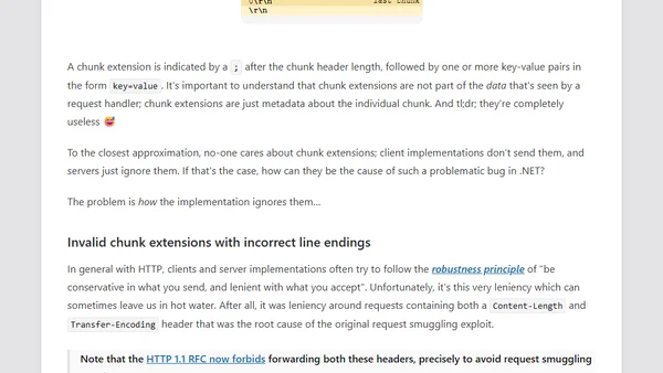 Understanding the worst .NET vulnerability ever: request smuggling and CVE-2025-55315