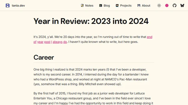 Year in Review: 2023 into 2024