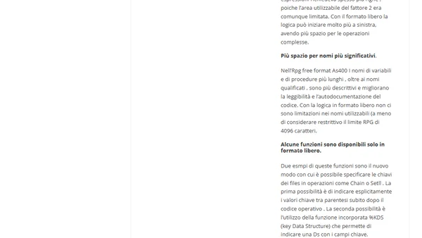 Rpg “full free” : La nuova sintassi e i suoi benefici