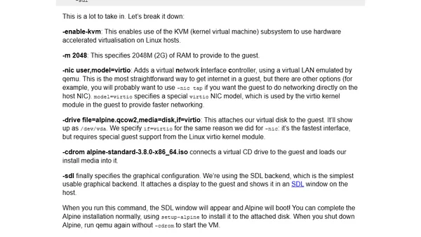 Getting started with qemu