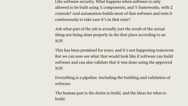 Policy, SOPs, and AI Are All You Need