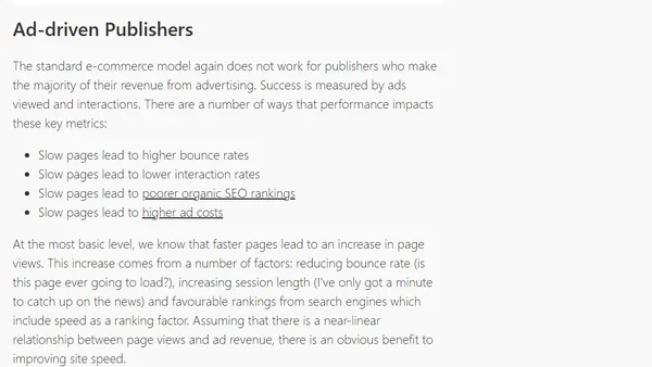 Why Site Speed is Critical for Online Publishers