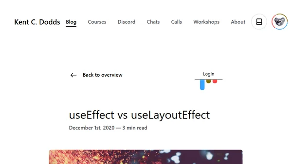 useEffect vs useLayoutEffect