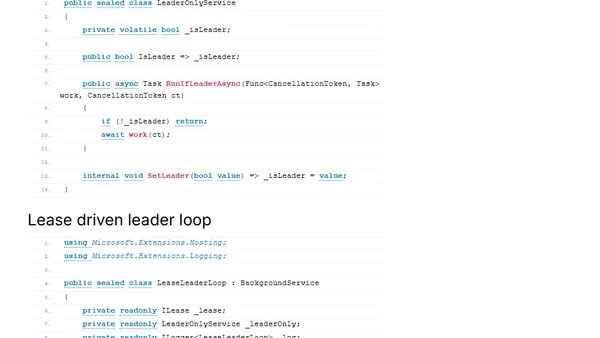 Lease Pattern in .NET: A Lock With an Expiration Date That Saves Your Data