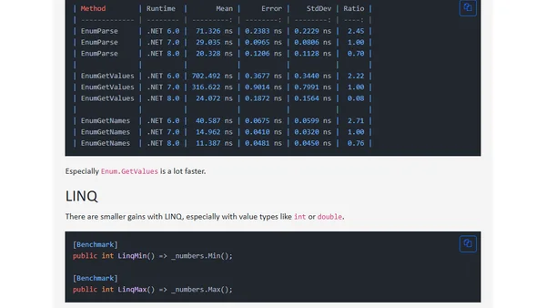 .NET 8 Performance Edition