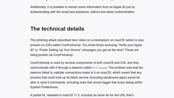 How a macOS bug could have allowed for a serious phishing attack against users