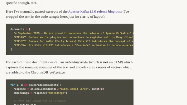 Stumbling into AI: Part 3—RAG
