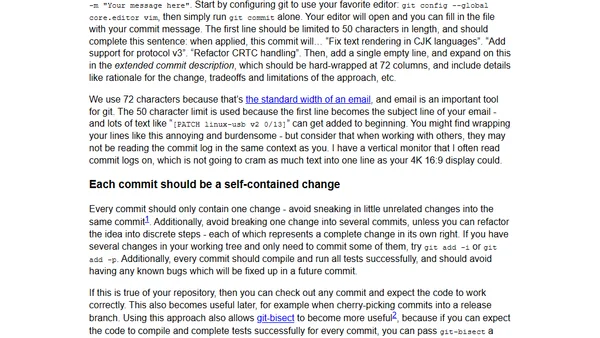 Tips for a disciplined git workflow