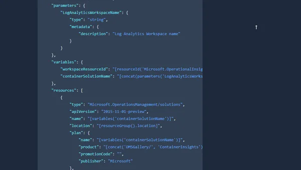 ARM: Enable Container Monitoring Solution on an existing Log Analytics Workspace