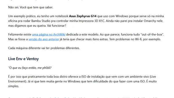 Omarchy 2.0 - Indicado pra Iniciantes?