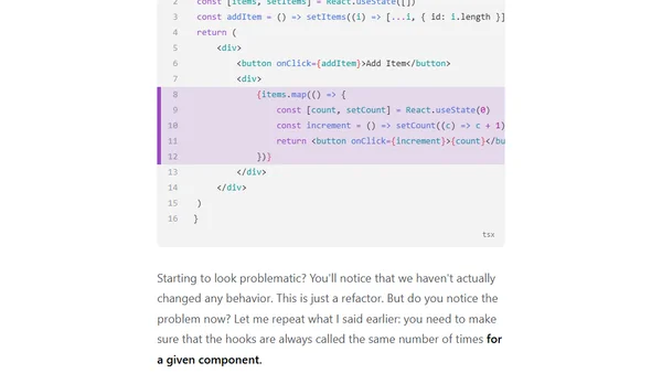 Don't call a React function component