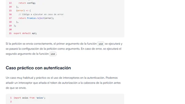 Interceptor con Axios