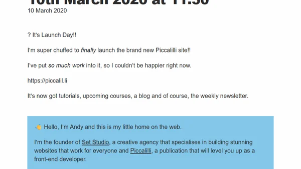 10th March 2020 at 11:30