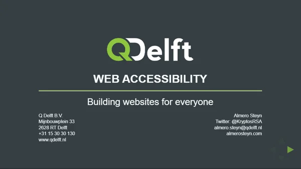 Web Accessibility