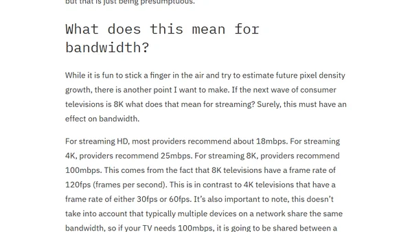 Where is the high bandwidth internet for the masses?