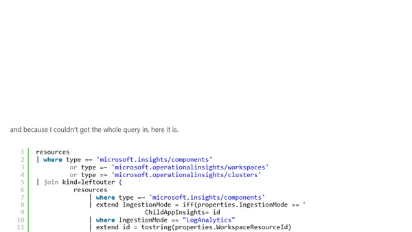 Advanced Azure Workbooks – Parameters as Datasets