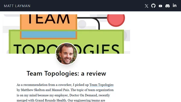 Team Topologies: a review