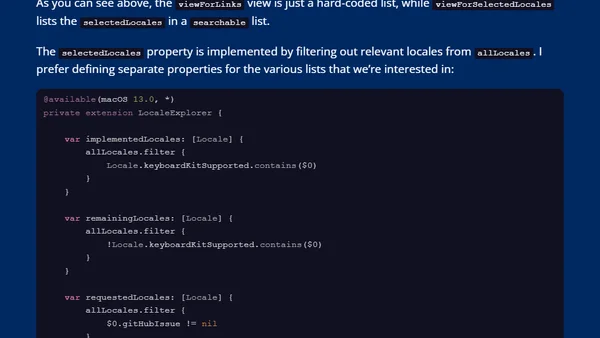 Creating tiny utility apps with SwiftUI Previews