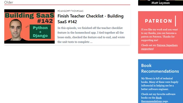 flake8-bugbear - Building SaaS #143