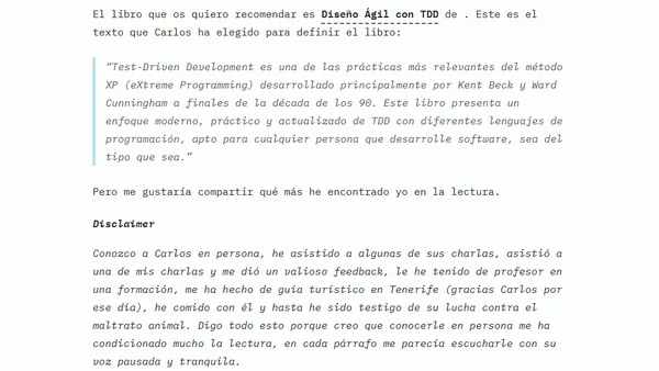 Diseño Ágil con TDD