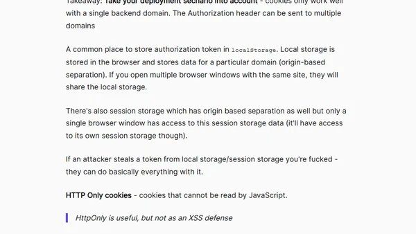 The truth about cookies, tokens and APIs - Phillipe de Ryck