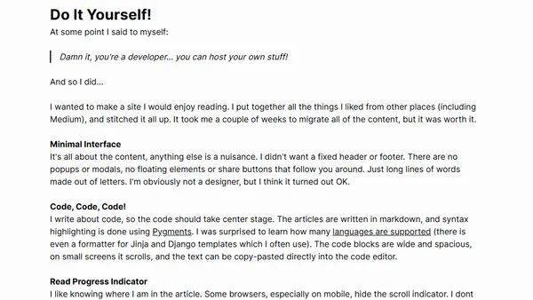 It's Time to Own My Own Content