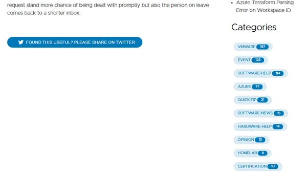Out of Office Mail Tips- A great feature