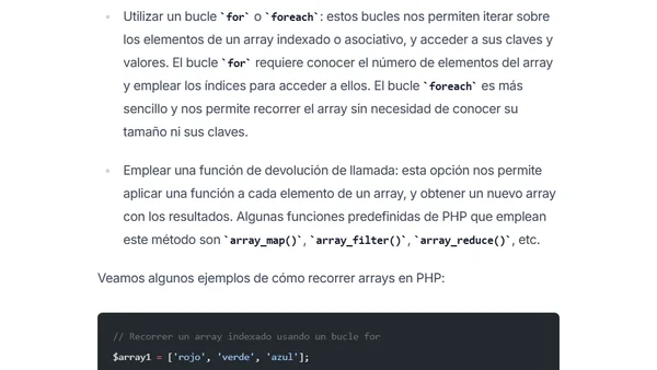 ¿Qué son los arrays en PHP y cómo usarlos?