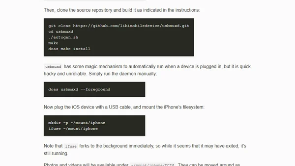 Exporting photos from an iPhone