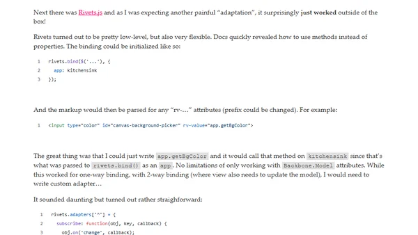 Refactoring single page app