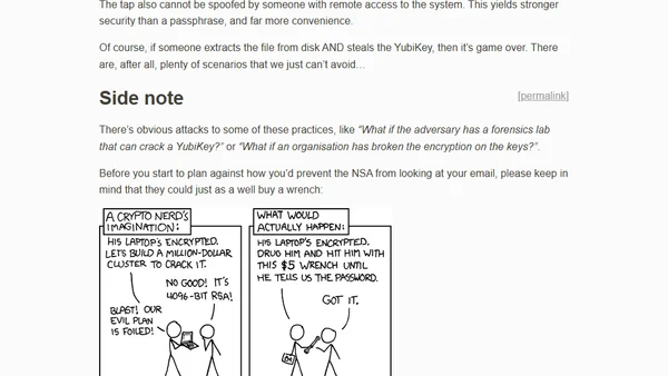 How I secure my setup with a YubiKey