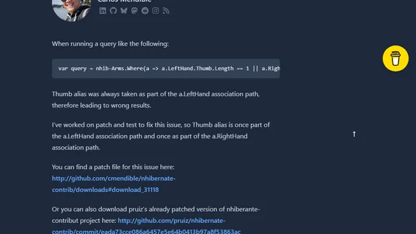 NHibernate.Linq Issue when a query is executed having the same alias but with different associations paths