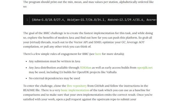 The One Billion Row Challenge