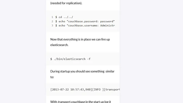 Real-time visitor analysis with Couchbase, Elasticsearch and Kibana