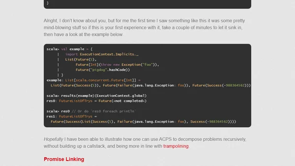 Futures in Scala 2.12 (part 9): Improved Promise Linking