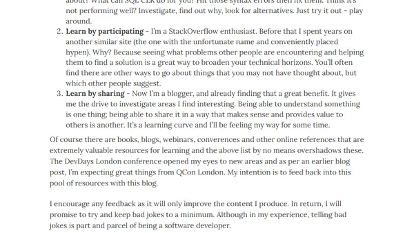 Ways to improve technical skills