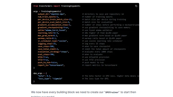 RLHF in 2024 with DPO and Hugging Face