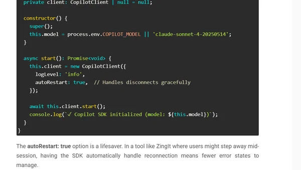 Point, Click, Let AI Fix It: How I Built ZingIt Using the GitHub Copilot SDK