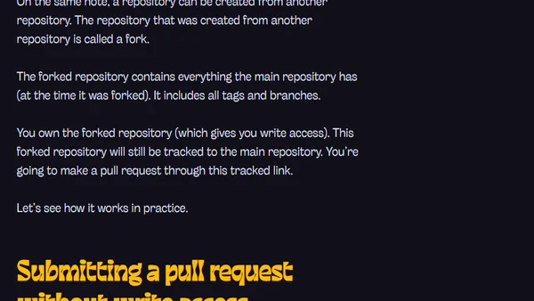 How to submit a pull request