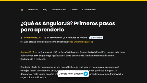 ¿Qué es AngularJS? Primeros pasos para aprenderlo