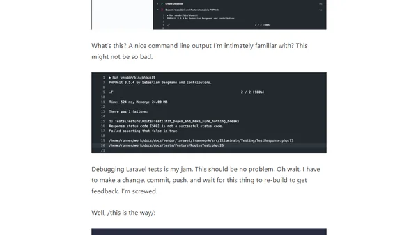 Easy, Free Laravel CI Using GitHub Actions
