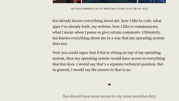 Most AI Interaction Will Go Through Your DA