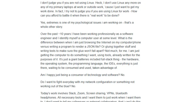 It's hard to not become a computer user