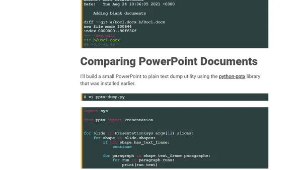 Track changes in Excel, Word, PowerPoint, PDFs, Images & Videos with Git