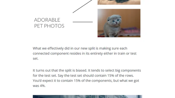 The Story of a Bad Train-Test Split